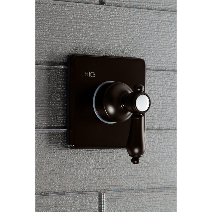 Kingston Brass KS3045BAL Heirloom 3-Way Diverter Valve with Trim Kit, Oil Rubbed Bronze