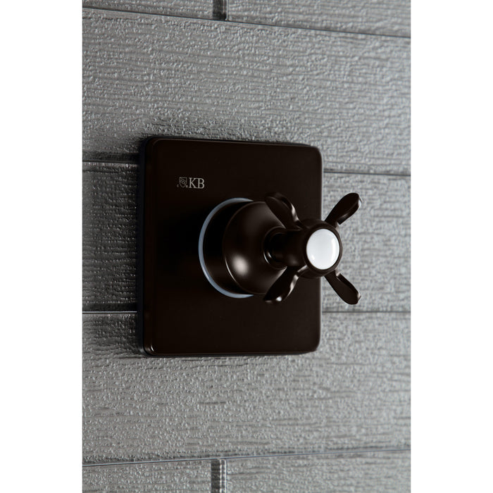 Kingston Brass KS3045BEX 3-Way Diverter Valve with Trim Kit, Oil Rubbed Bronze