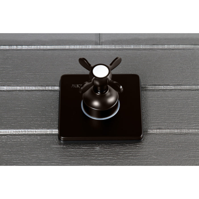 Kingston Brass KS3045BEX 3-Way Diverter Valve with Trim Kit, Oil Rubbed Bronze