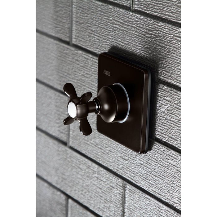 Kingston Brass KS3045BEX 3-Way Diverter Valve with Trim Kit, Oil Rubbed Bronze