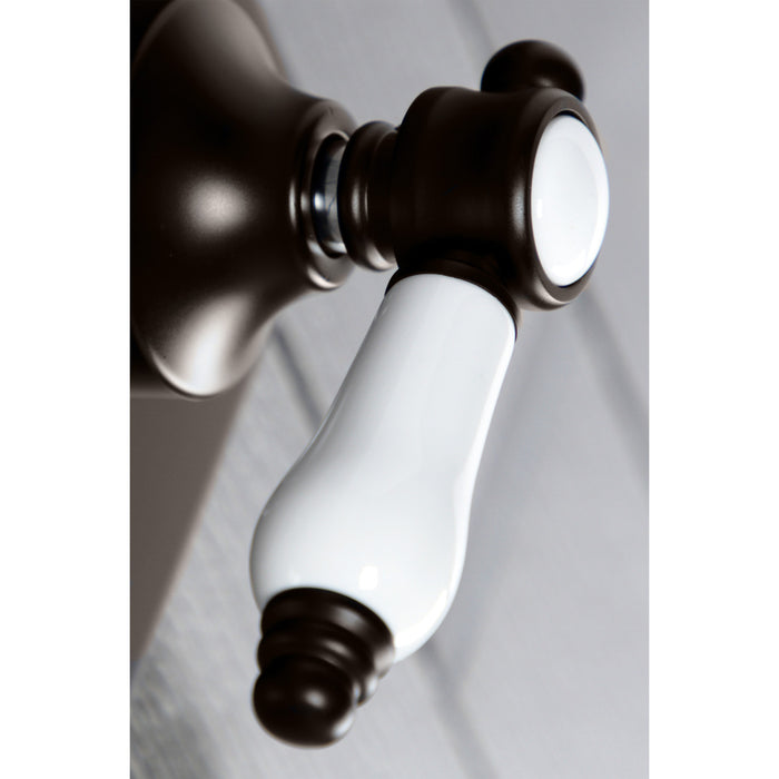 Kingston Brass KS3045BPL Bel-Air 3-Way Diverter Valve with Trim Kit, Oil Rubbed Bronze