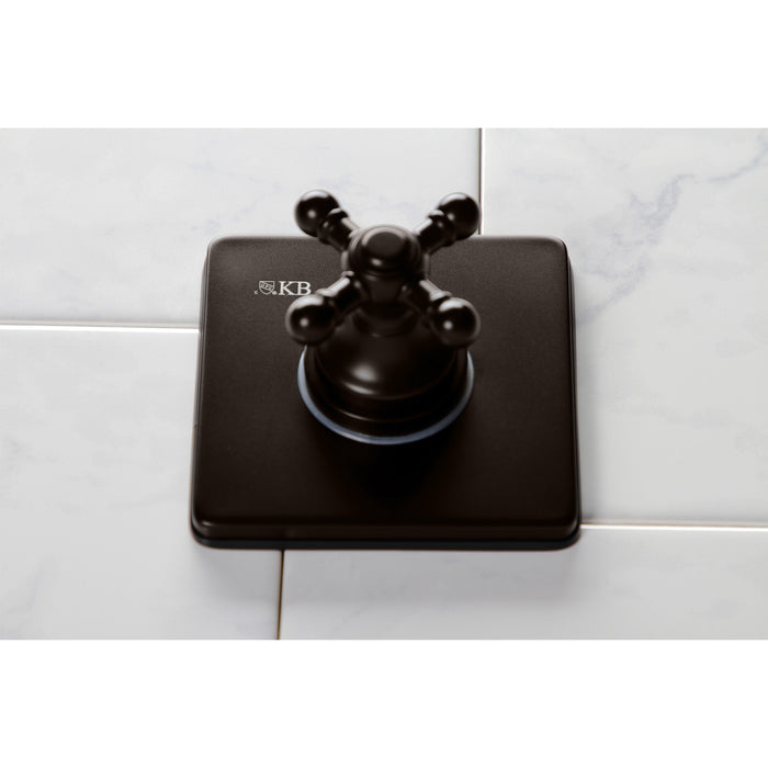 Kingston Brass KS3045BX 3-Way Diverter Valve with Trim Kit, Oil Rubbed Bronze