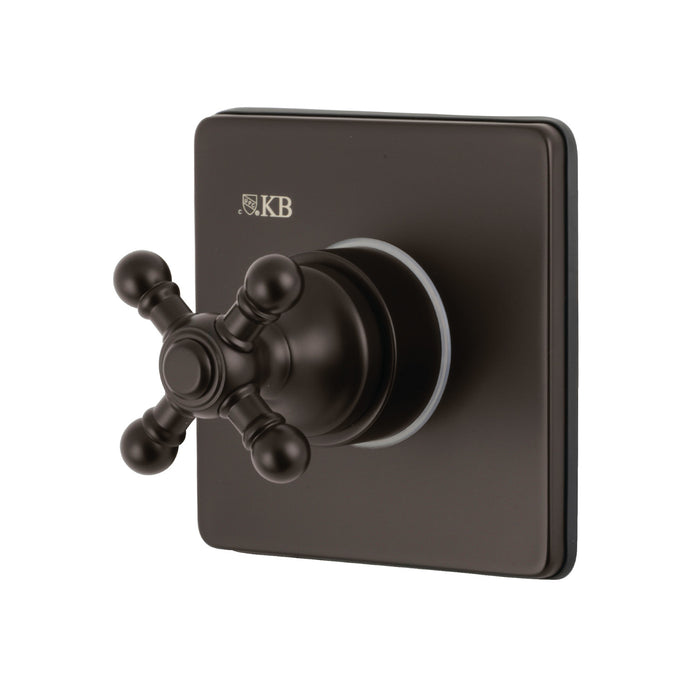 Kingston Brass KS3045BX 3-Way Diverter Valve with Trim Kit, Oil Rubbed Bronze