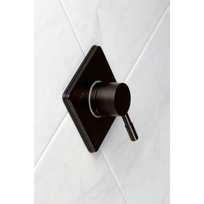 Kingston Brass KS3045DL Concord 3-Way Diverter Valve with Trim Kit, Oil Rubbed Bronze