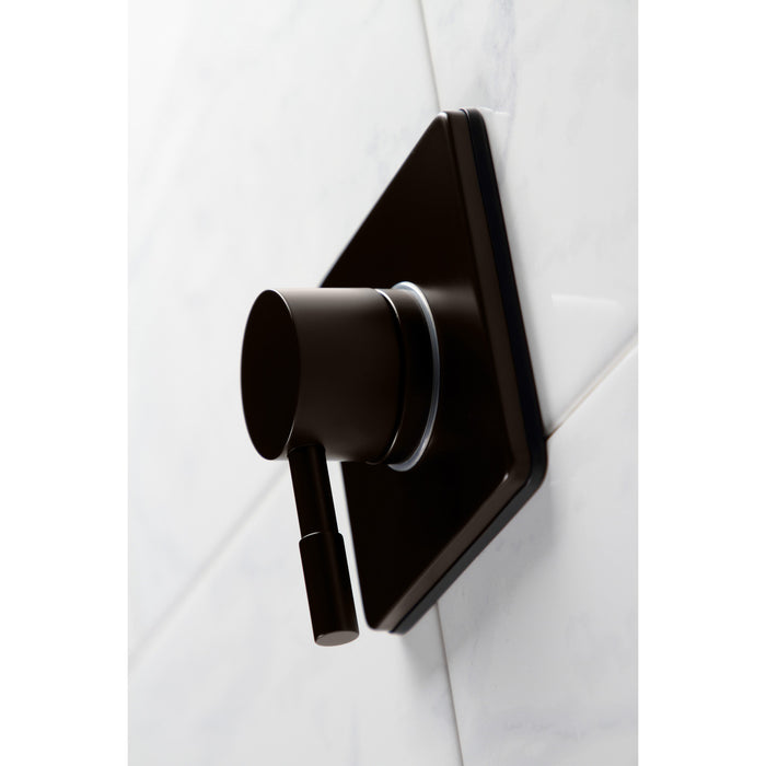 Kingston Brass KS3045DL Concord 3-Way Diverter Valve with Trim Kit, Oil Rubbed Bronze