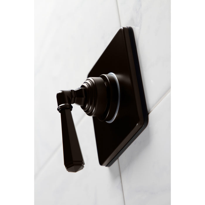 Kingston Brass KS3045HL Metropolitan 3-Way Diverter Valve with Trim Kit, Oil Rubbed Bronze