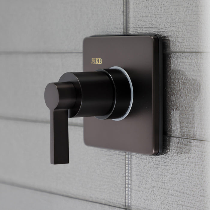 Kingston Brass KS3045NDL NuvoFusion 3-Way Diverter Valve with Trim Kit, Oil Rubbed Bronze