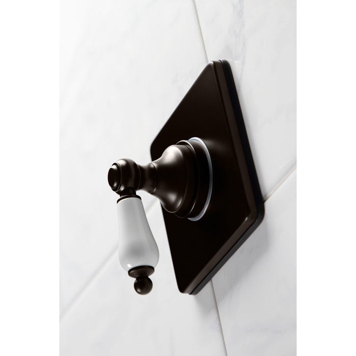 Kingston Brass KS3045PL 3-Way Diverter Valve with Trim Kit, Oil Rubbed Bronze