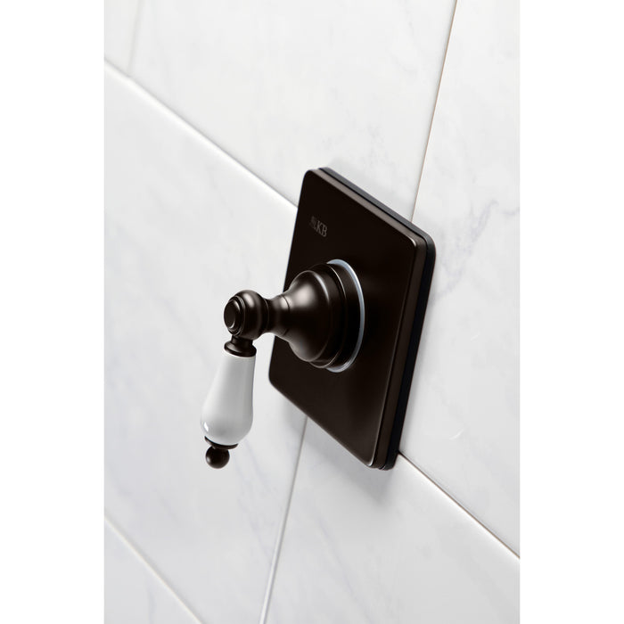 Kingston Brass KS3045PL 3-Way Diverter Valve with Trim Kit, Oil Rubbed Bronze