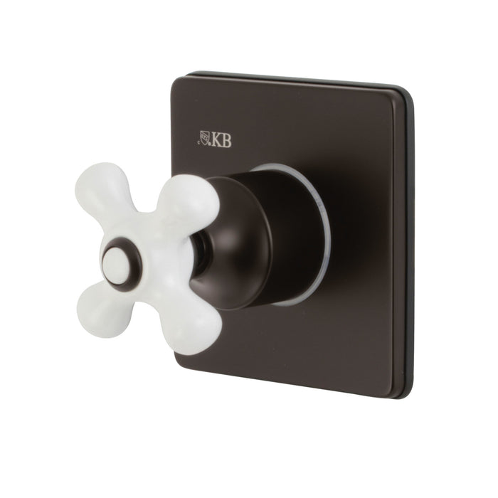 Kingston Brass KS3045PX 3-Way Diverter Valve with Trim Kit, Oil Rubbed Bronze