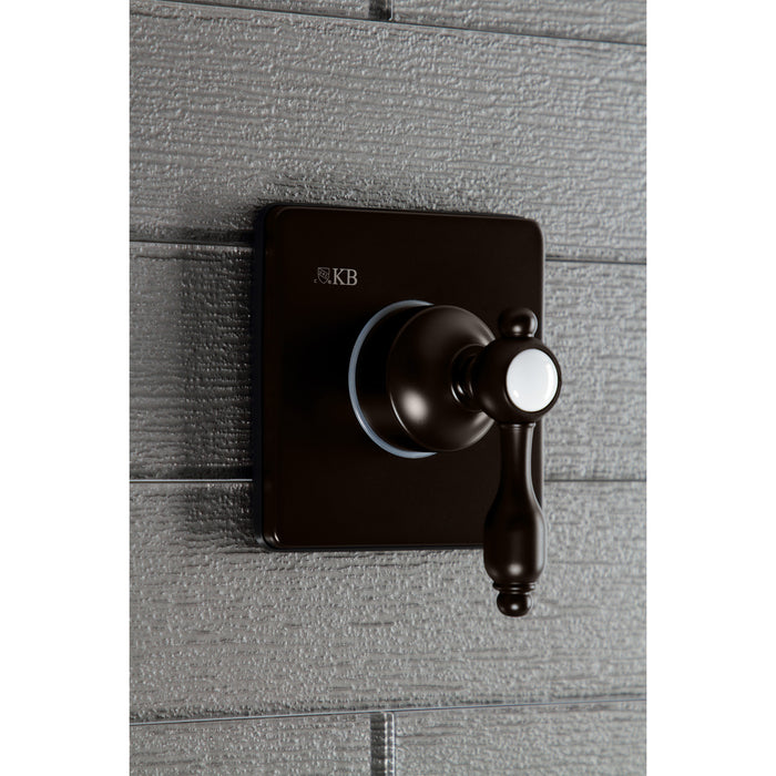 Kingston Brass KS3045TAL Tudor 3-Way Diverter Valve with Trim Kit, Oil Rubbed Bronze