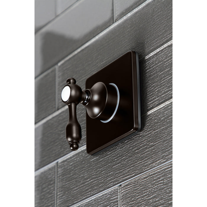 Kingston Brass KS3045TAL Tudor 3-Way Diverter Valve with Trim Kit, Oil Rubbed Bronze