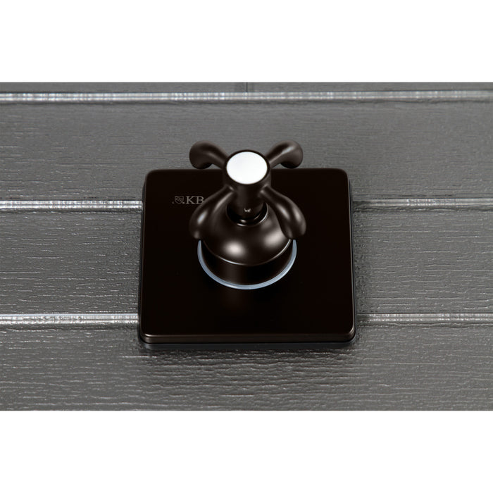 Kingston Brass KS3045TX 3-Way Diverter Valve with Trim Kit, Oil Rubbed Bronze