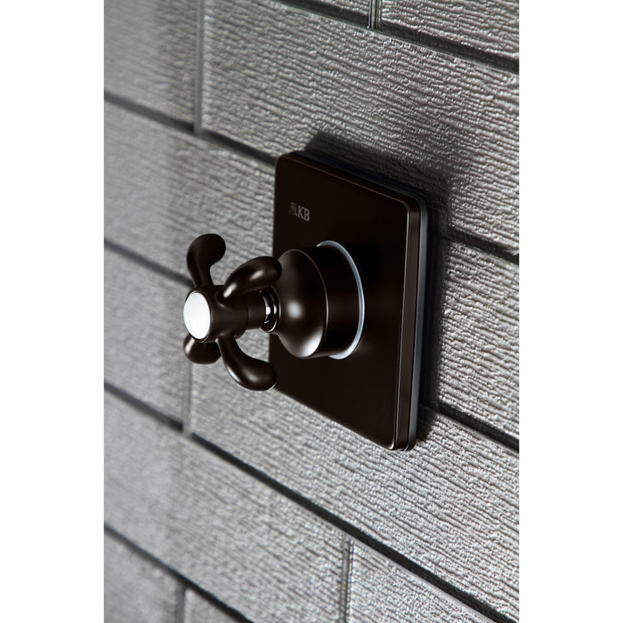 Kingston Brass KS3045TX 3-Way Diverter Valve with Trim Kit, Oil Rubbed Bronze