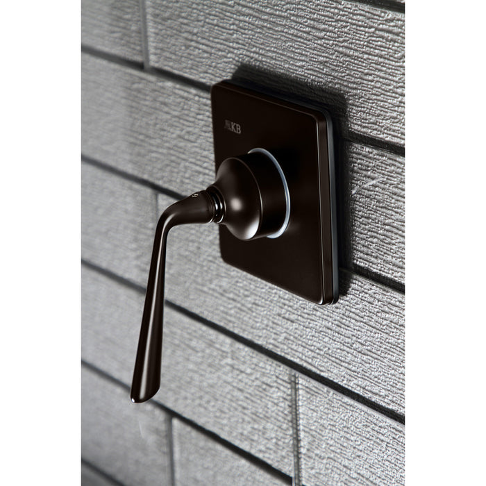 Kingston Brass KS3045ZL 3-Way Diverter Valve with Trim Kit, Oil Rubbed Bronze