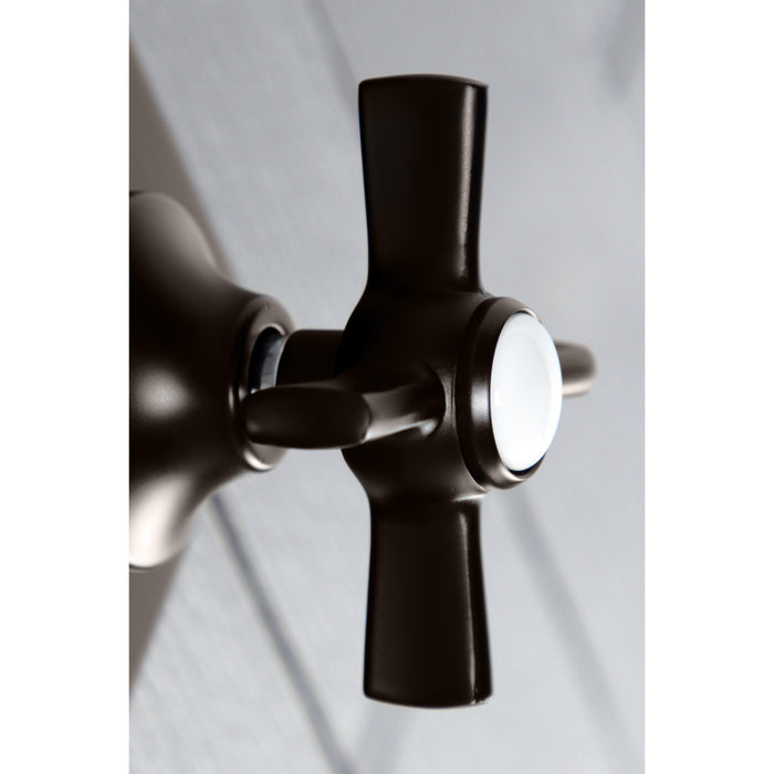 Kingston Brass KS3045ZX 3-Way Diverter Valve with Trim Kit, Oil Rubbed Bronze