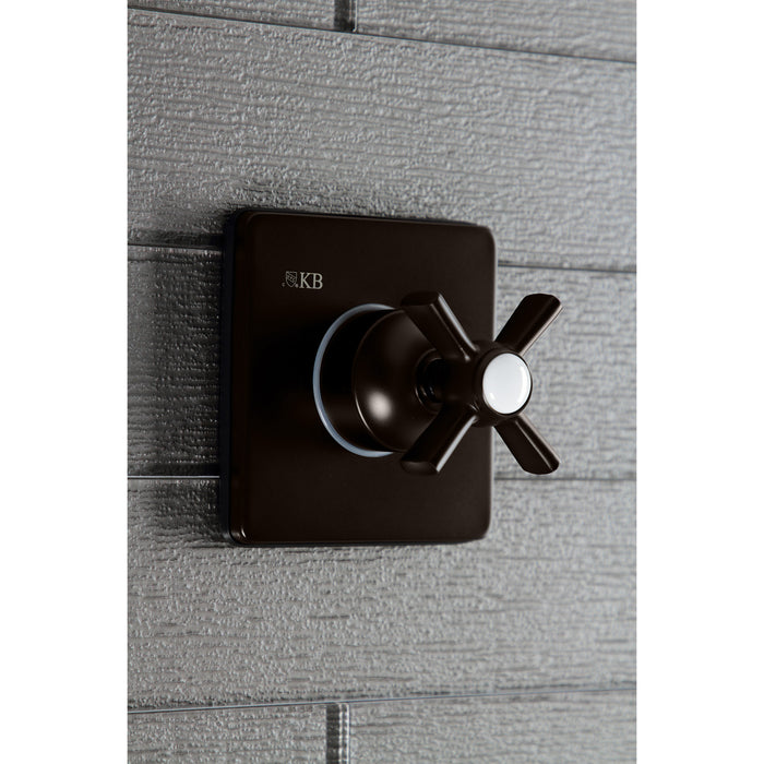 Kingston Brass KS3045ZX 3-Way Diverter Valve with Trim Kit, Oil Rubbed Bronze