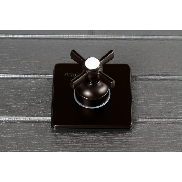 Kingston Brass KS3045ZX 3-Way Diverter Valve with Trim Kit, Oil Rubbed Bronze