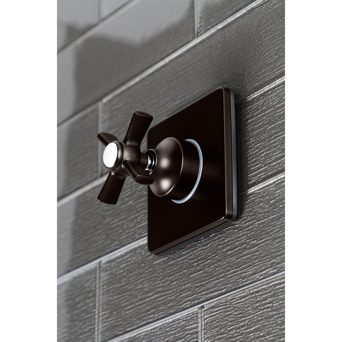 Kingston Brass KS3045ZX 3-Way Diverter Valve with Trim Kit, Oil Rubbed Bronze