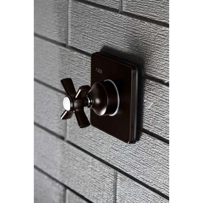 Kingston Brass KS3045ZX 3-Way Diverter Valve with Trim Kit, Oil Rubbed Bronze