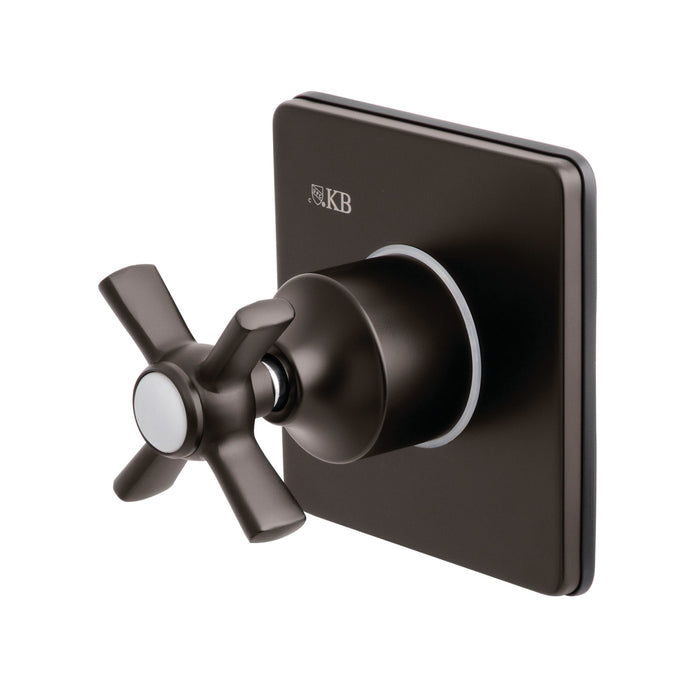 Kingston Brass KS3045ZX 3-Way Diverter Valve with Trim Kit, Oil Rubbed Bronze