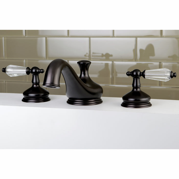 Kingston Brass KS3335WLL Wilshire Two-Handle Roman Tub Faucet, Oil Rubbed Bronze