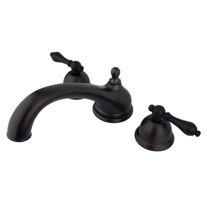 Kingston Brass KS3355AL Vintage Two-Handle Roman Tub Faucet, Oil Rubbed Bronze