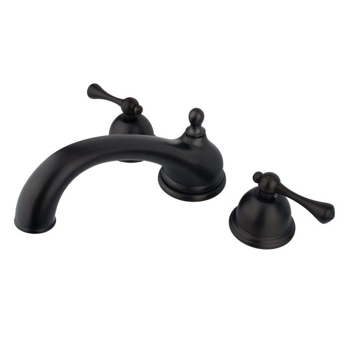 Kingston Brass KS3355BL Vintage Two-Handle Roman Tub Faucet, Oil Rubbed Bronze