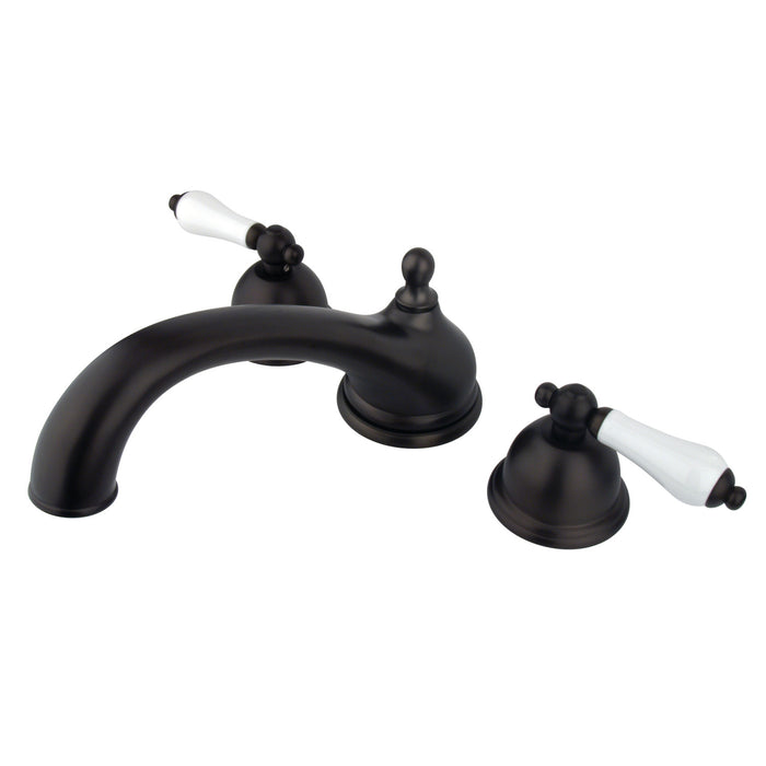 Kingston Brass KS3355PL Vintage Two-Handle Roman Tub Faucet, Oil Rubbed Bronze