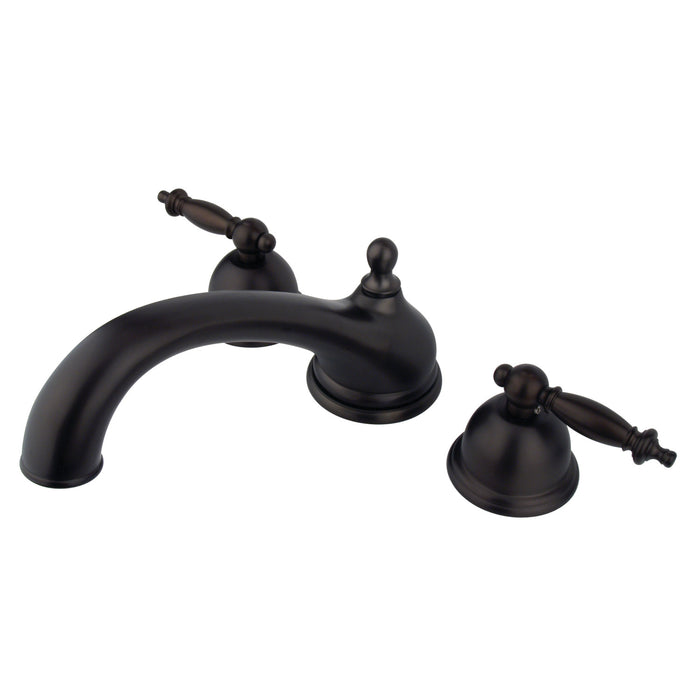 Kingston Brass KS3355TL Vintage Two-Handle Roman Tub Faucet, Oil Rubbed Bronze