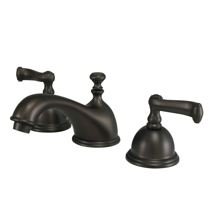 Kingston Brass KS3965FL 8 in. Widespread Bathroom Faucet, Oil Rubbed Bronze