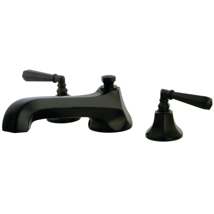 Kingston Brass KS4305HL Metropolitan Two-Handle Roman Tub Faucet, Oil Rubbed Bronze