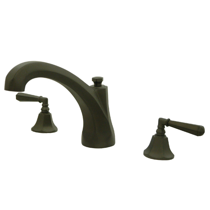 Kingston Brass KS4325HL Roman Two-Handle Roman Tub Faucet, Oil Rubbed Bronze