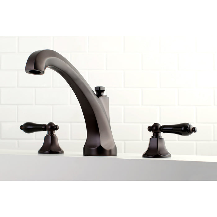 Kingston Brass KS4325PKL Duchess Two-Handle Roman Tub Faucet, Oil Rubbed Bronze