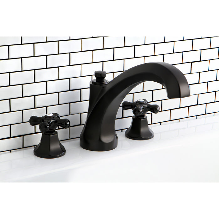 Kingston Brass KS4325PKX Duchess Two-Handle Roman Tub Faucet, Oil Rubbed Bronze