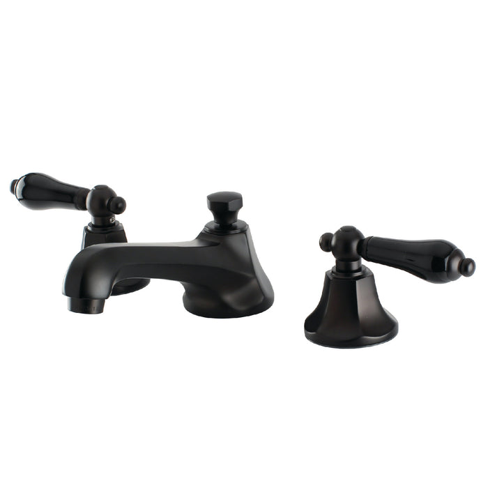 Kingston Brass KS4465PKL Duchess Widespread Bathroom Faucet with Brass Pop-Up, Oil Rubbed Bronze