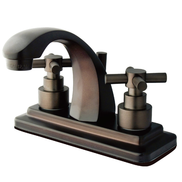 Kingston Brass KS4645EX 4 in. Centerset Bathroom Faucet, Oil Rubbed Bronze