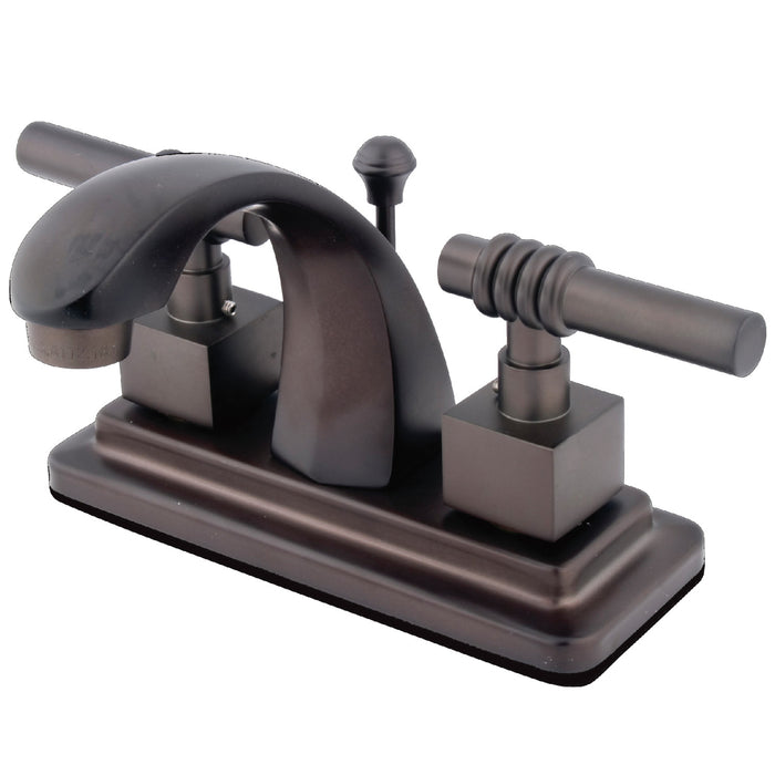 Kingston Brass KS4645QL 4 in. Centerset Bathroom Faucet, Oil Rubbed Bronze