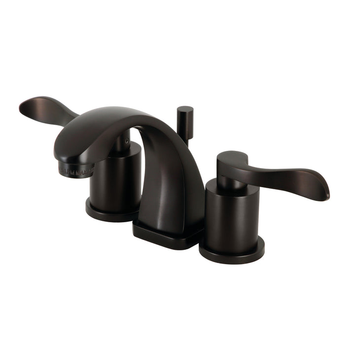 Kingston Brass KS4945DFL NuWave Widespread Bathroom Faucet, Oil Rubbed Bronze