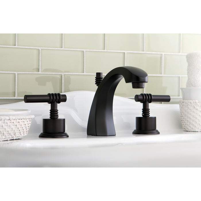 Kingston Brass KS4985ML 8 in. Widespread Bathroom Faucet, Oil Rubbed Bronze