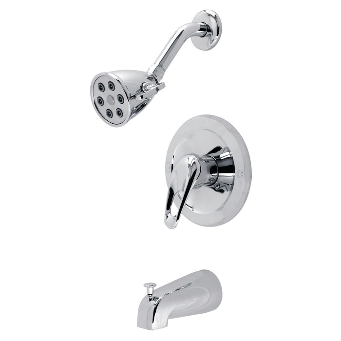 Kingston Brass KS511CK Tub and Shower Faucet, Polished Chrome