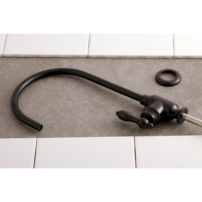 Kingston Brass KS5195TAL Tudor Single-Handle Water Filtration Faucet, Oil Rubbed Bronze