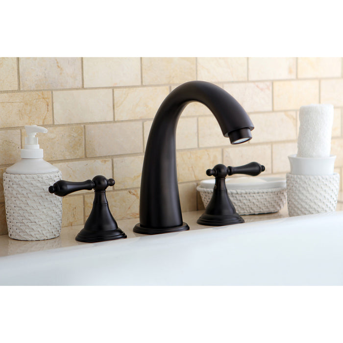 Kingston Brass KS5365AL Vintage Two-Handle Roman Tub Faucet, Oil Rubbed Bronze