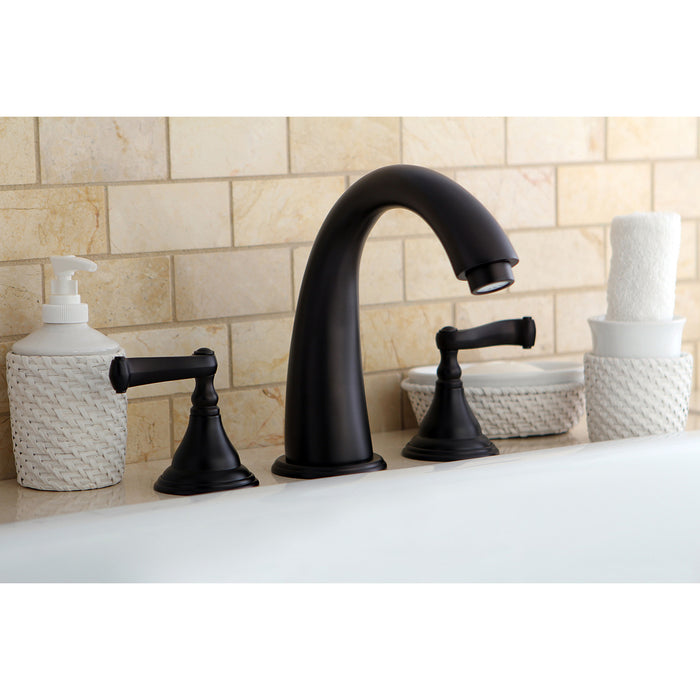 Kingston Brass KS5365FL Royale Two-Handle Roman Tub Faucet, Oil Rubbed Bronze