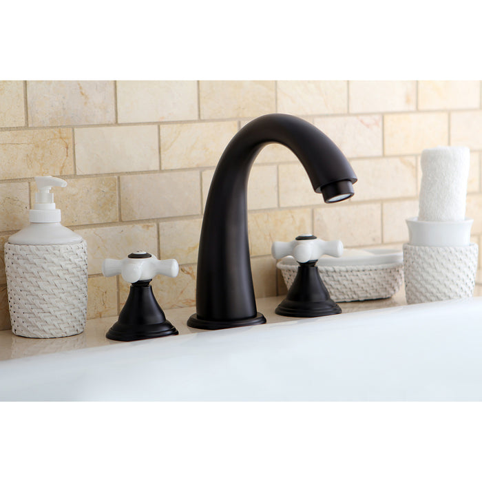 Kingston Brass KS5365PX Royale Two-Handle Roman Tub Faucet, Oil Rubbed Bronze