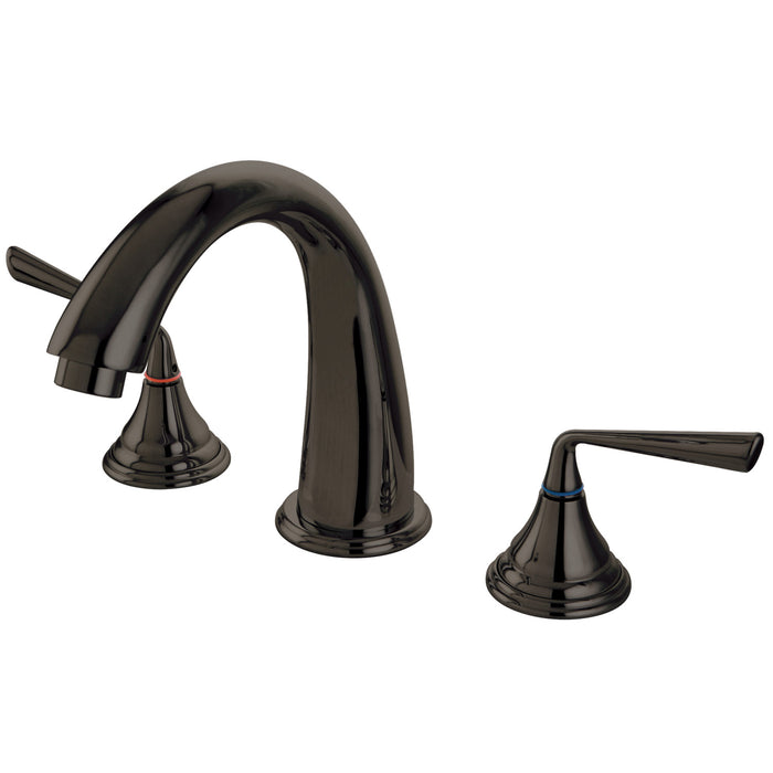 Kingston Brass KS5365ZL Silver Sage Two-Handle Roman Tub Faucet, Oil Rubbed Bronze