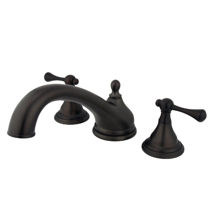 Kingston Brass KS5535BL Vintage Two-Handle Roman Tub Faucet, Oil Rubbed Bronze