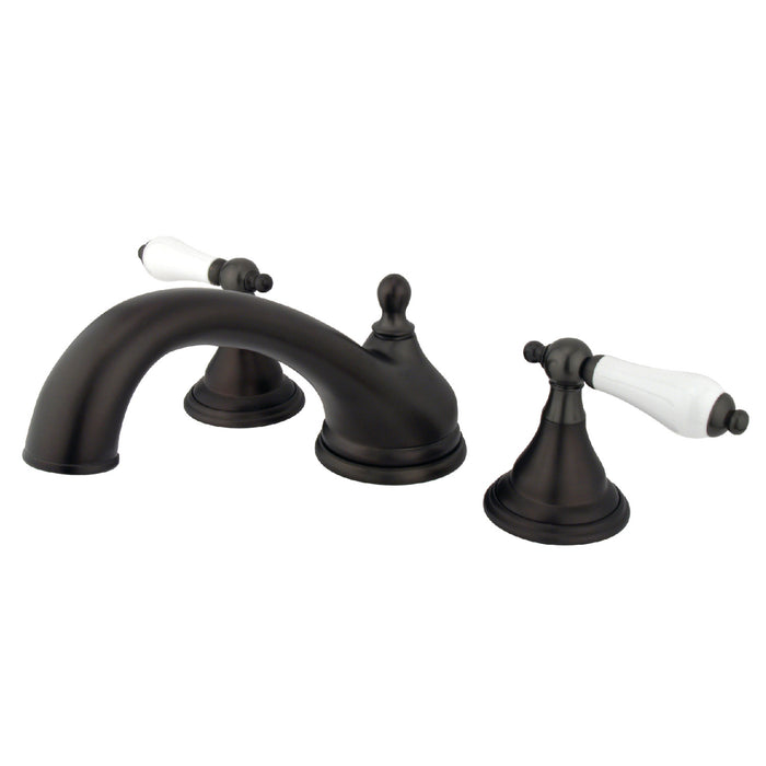 Kingston Brass KS5535PL Vintage Two-Handle Roman Tub Faucet, Oil Rubbed Bronze