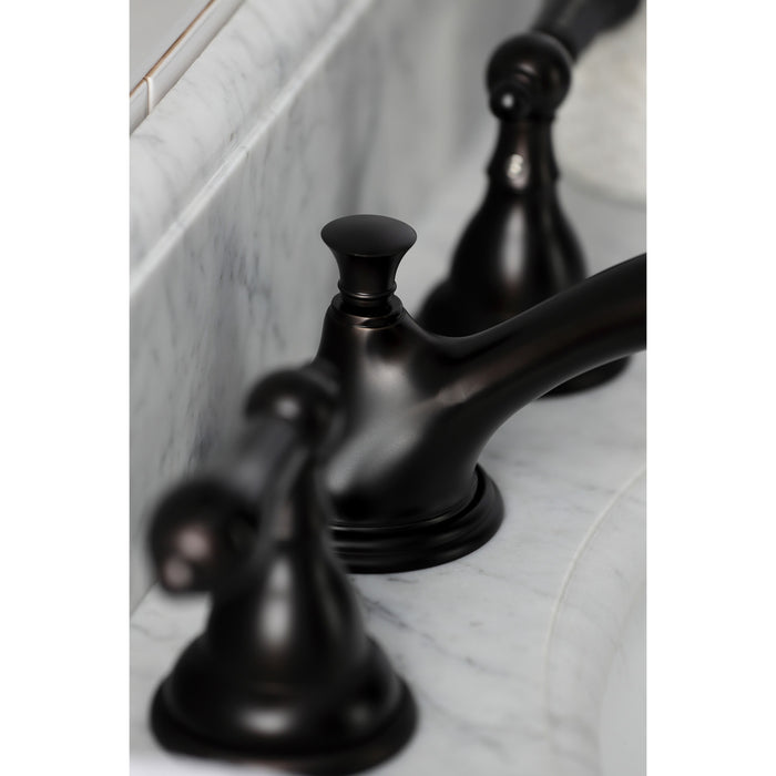 Kingston Brass KS5565PKL Duchess Widespread Bathroom Faucet with Brass Pop-Up, Oil Rubbed Bronze