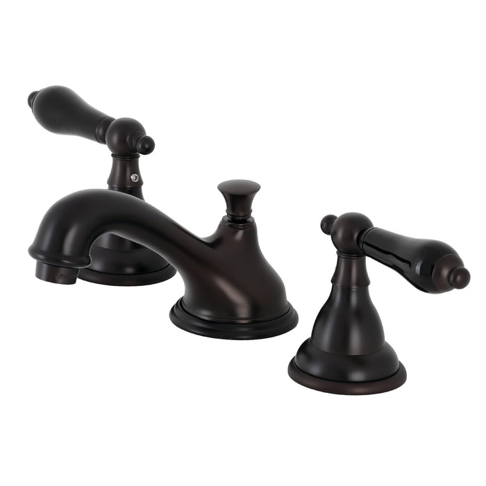 Kingston Brass KS5565PKL Duchess Widespread Bathroom Faucet with Brass Pop-Up, Oil Rubbed Bronze